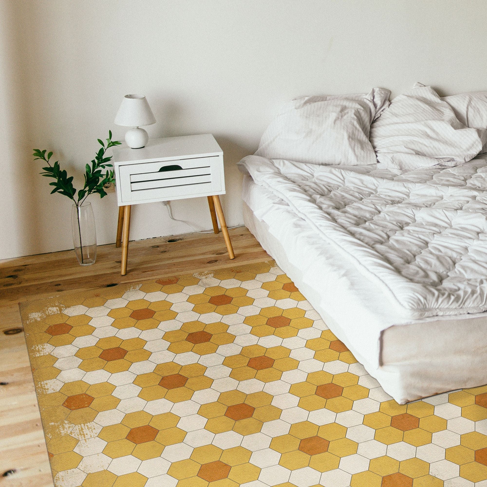 Pattern 02 Pushing up Daisies Vinyl Floor Cloth