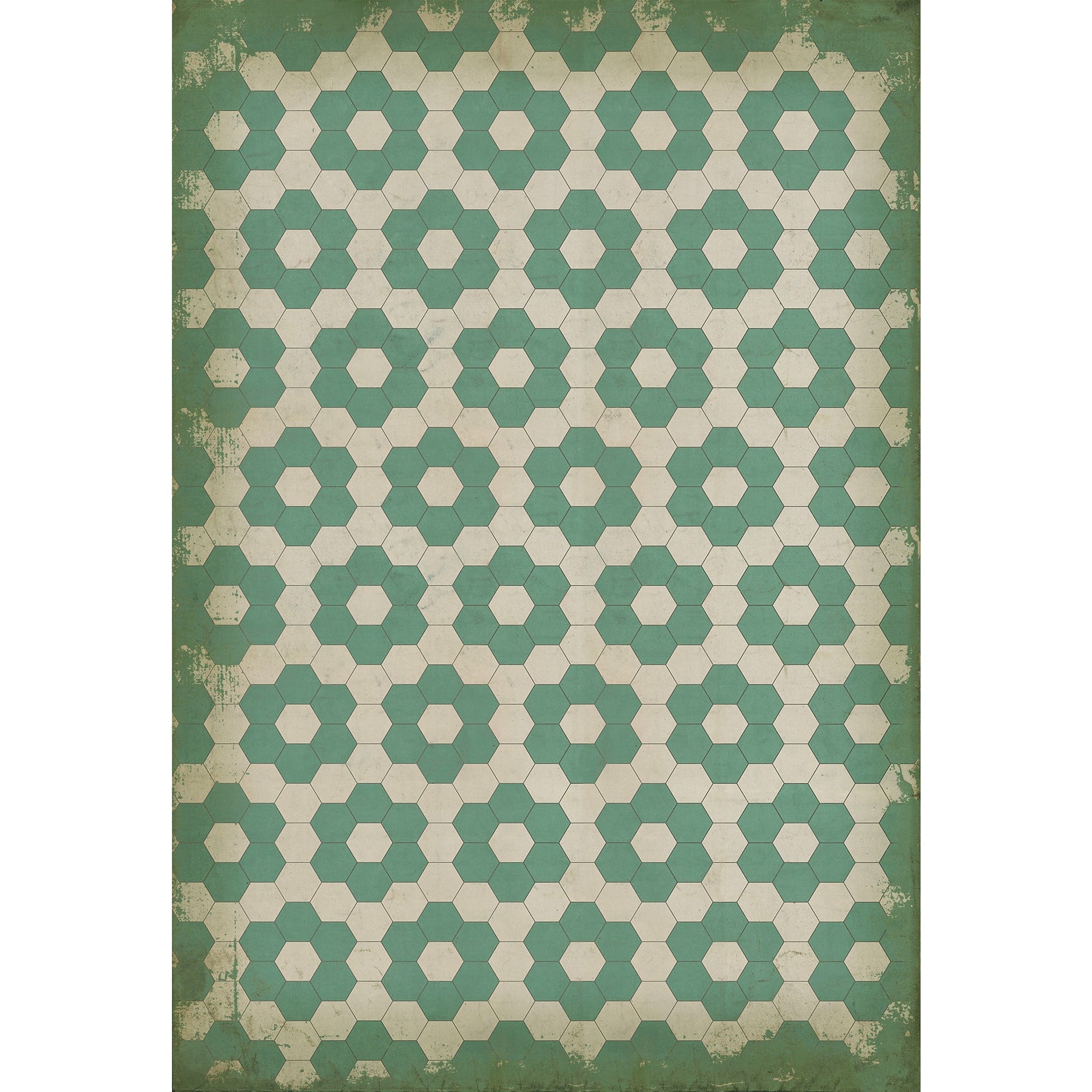 Pattern 02 Water Lilies Vinyl Floor Cloth