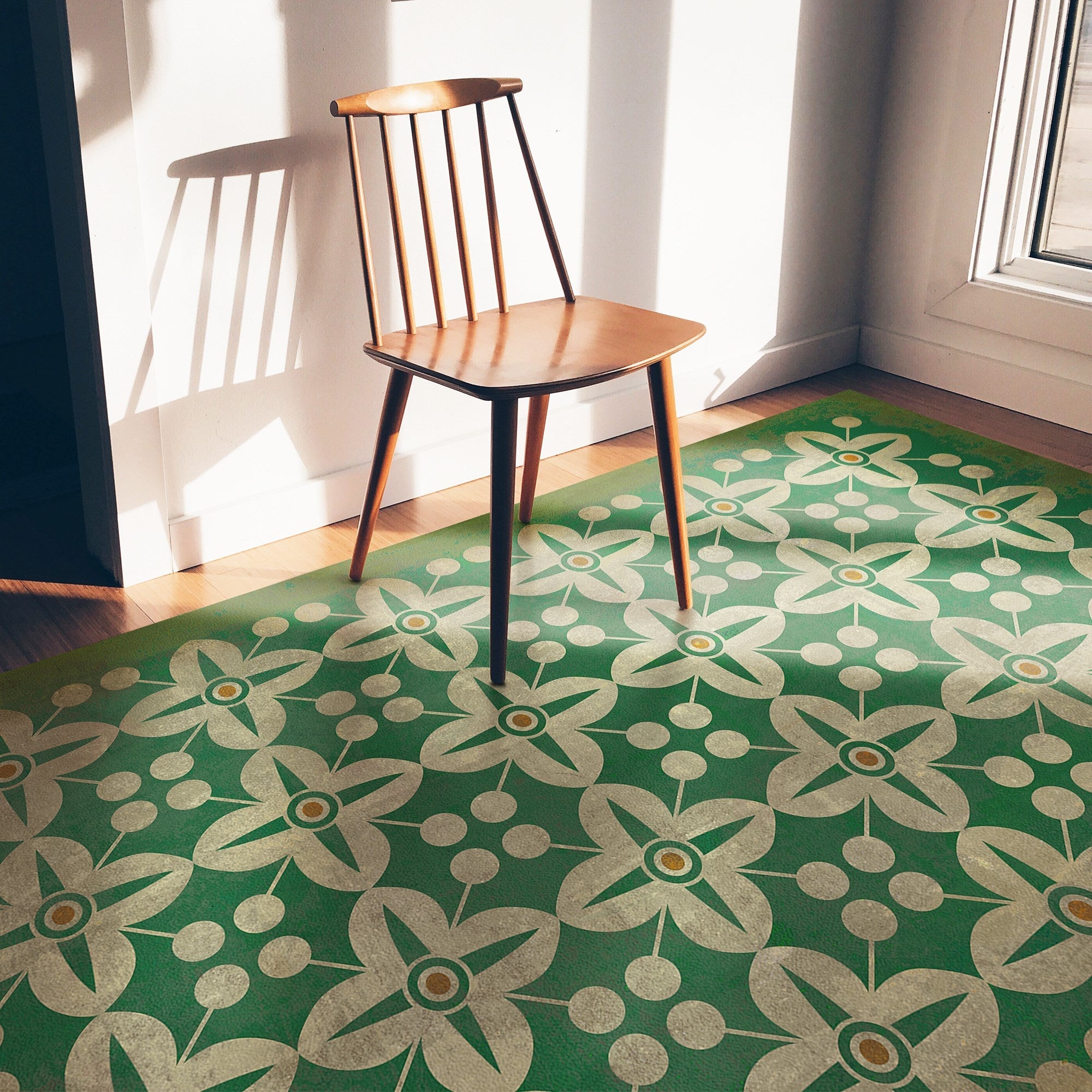 Pattern 03 the Emerald City Vinyl Floor Cloth