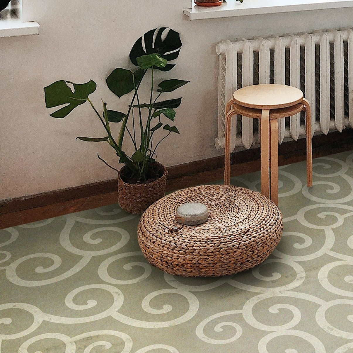 Pattern 04 Moby Dick Vinyl Floor Cloth