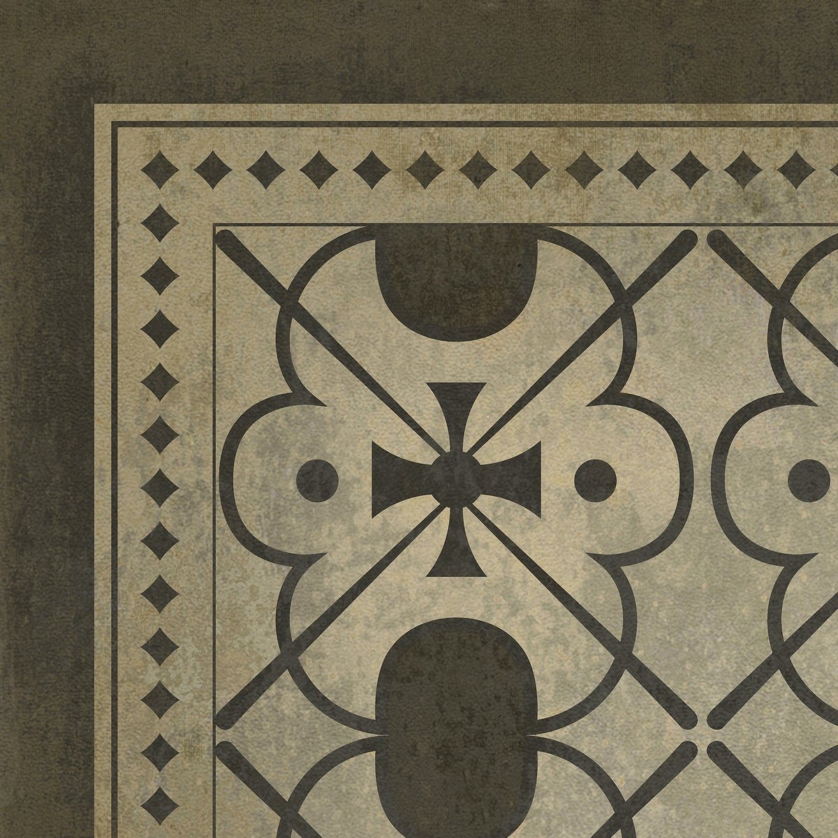 Pattern 05 Holmes Vinyl Floor Cloth