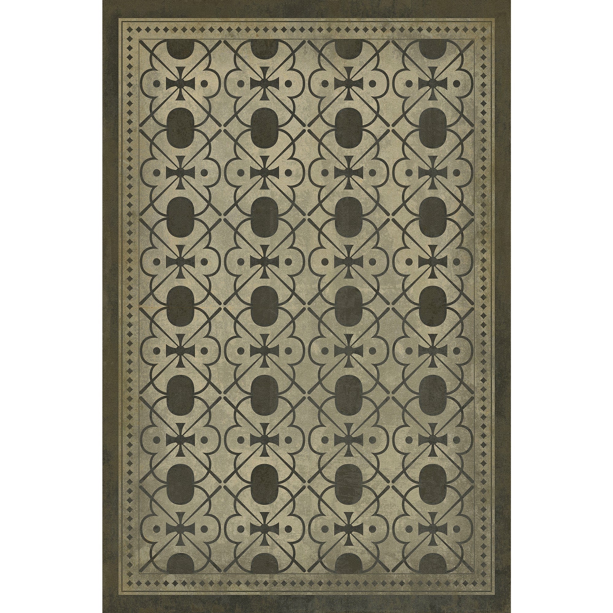 Pattern 05 Holmes Vinyl Floor Cloth