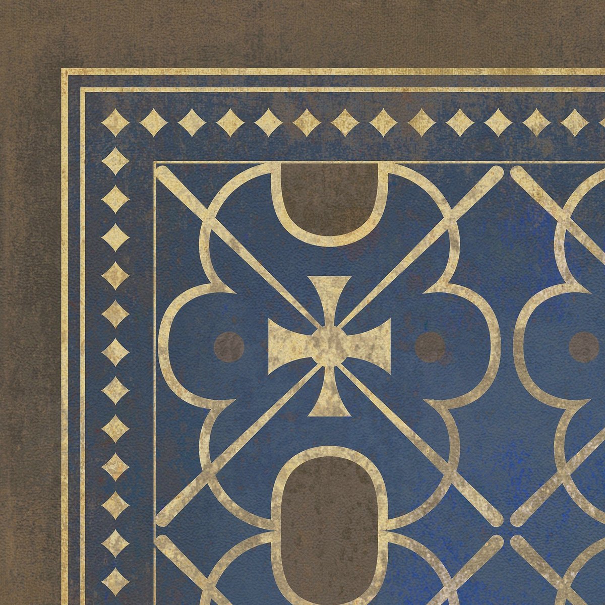 Pattern 05 Inspector Lestrade Vinyl Floor Cloth