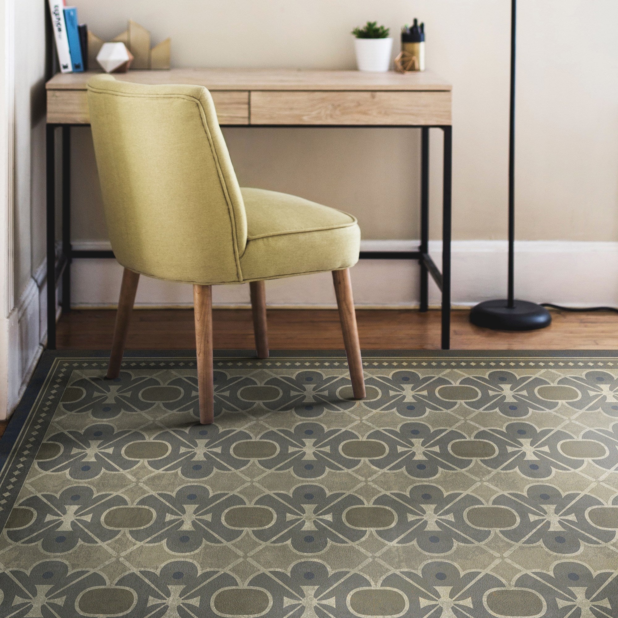 Pattern 05 London Fog Vinyl Floor Cloth