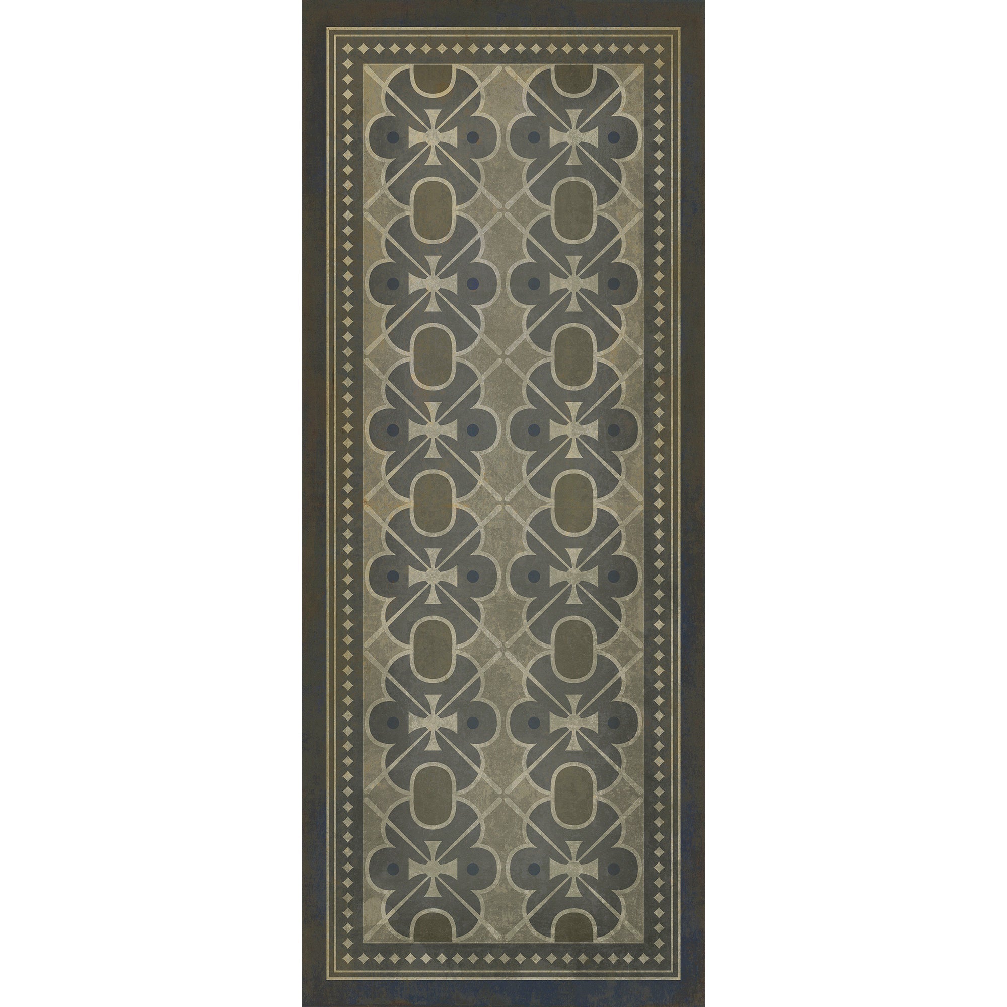 Pattern 05 London Fog Vinyl Floor Cloth