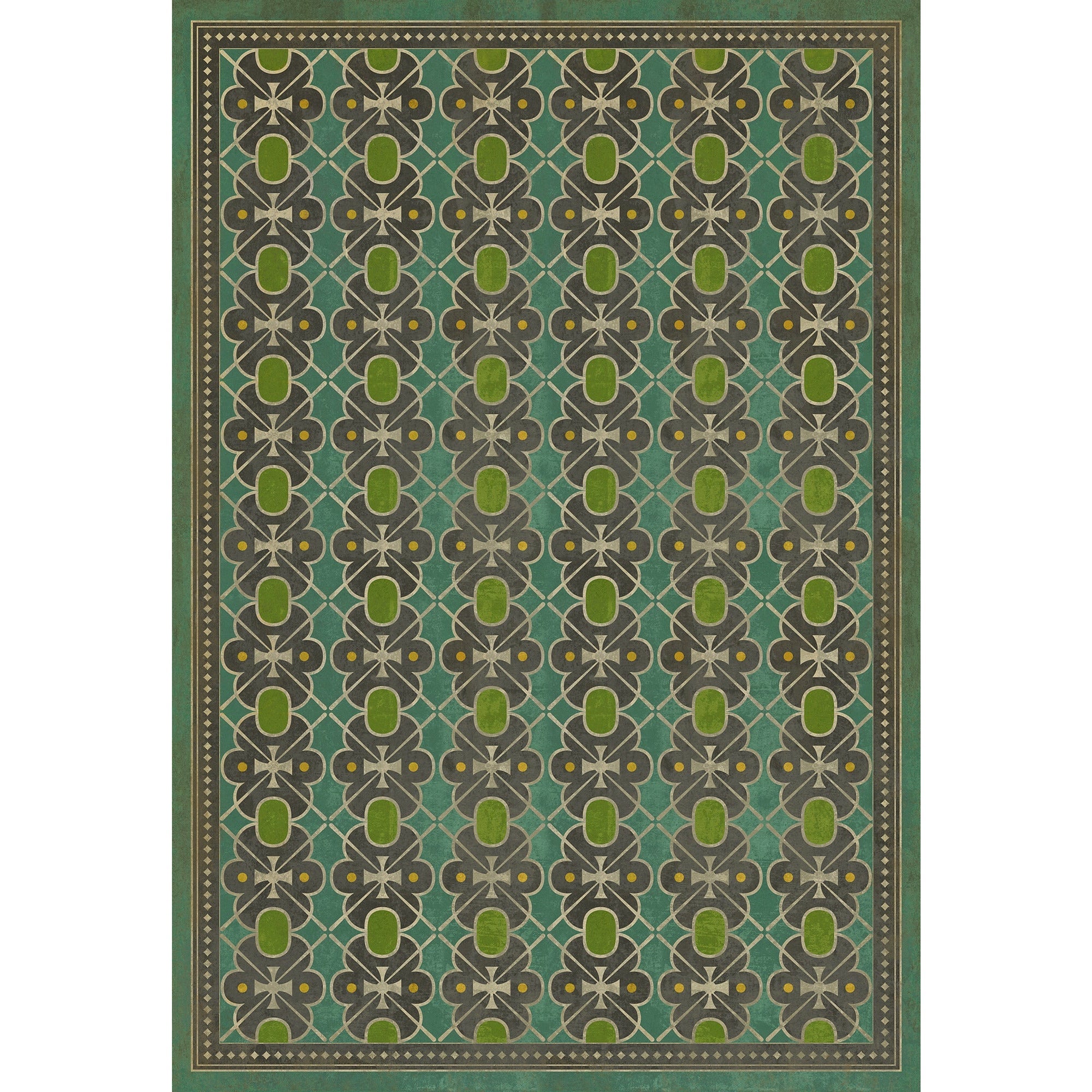 Pattern 05 Miss Havisham Vinyl Floor Cloth