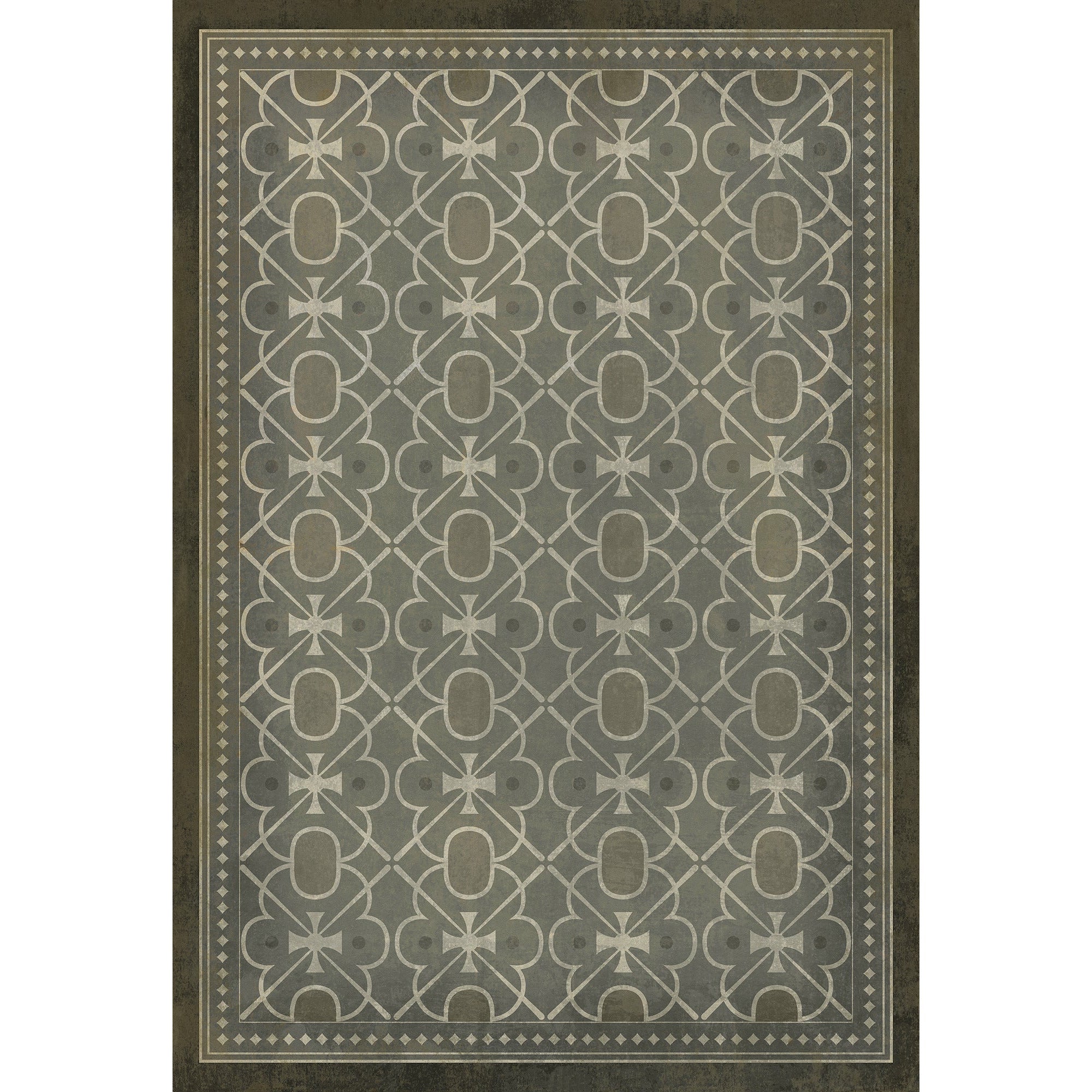 Pattern 05 the River Thames Vinyl Floor Cloth