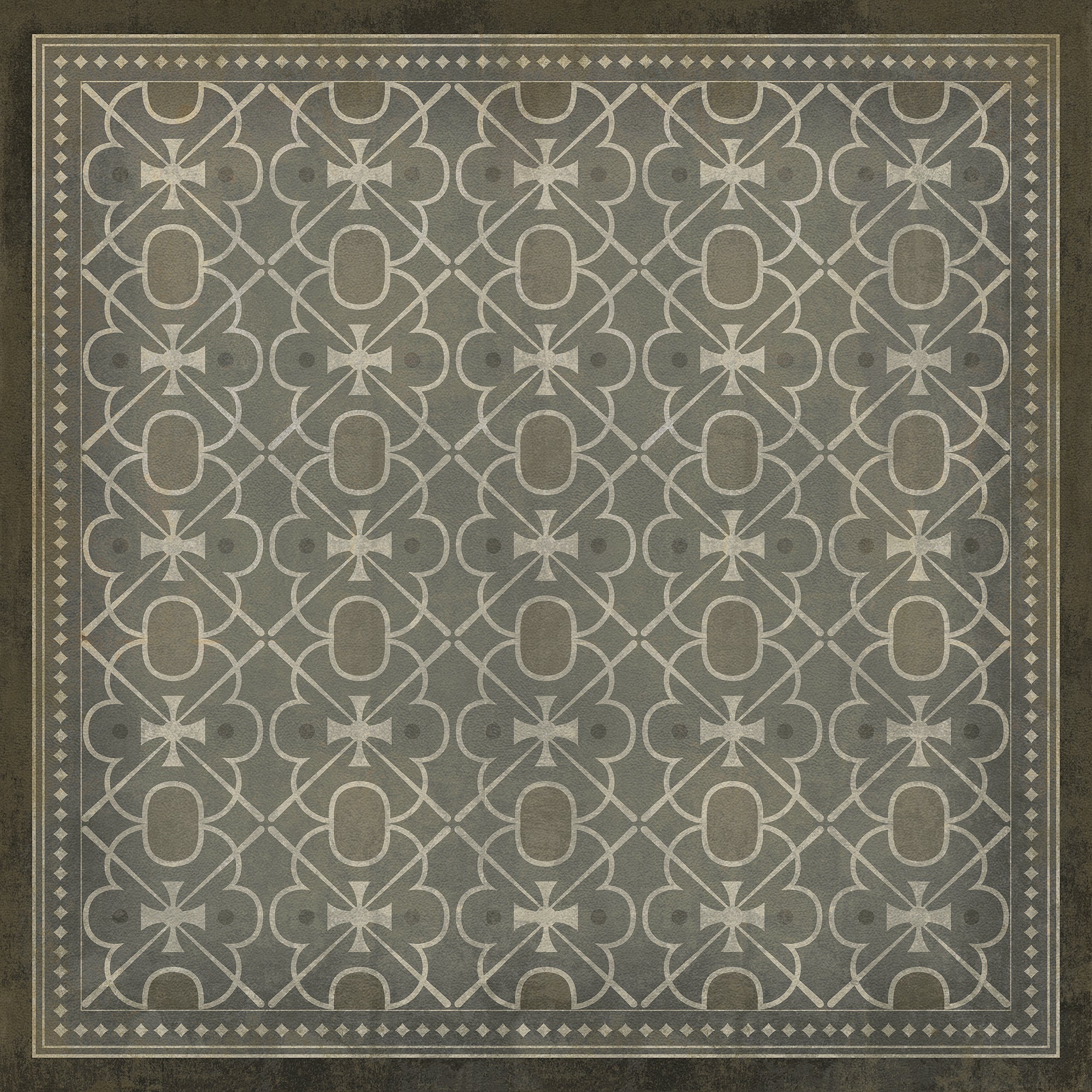 Pattern 05 the River Thames Vinyl Floor Cloth