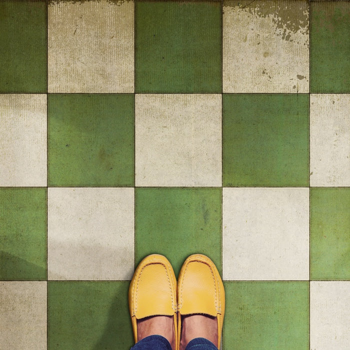 Pattern 07 Check Please Vinyl Floor Cloth