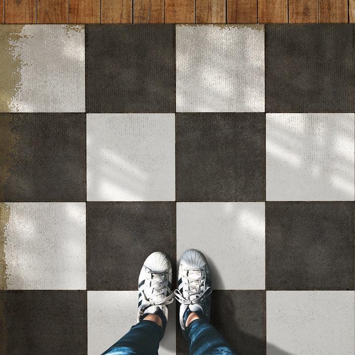 Pattern 07 Checkered Past Vinyl Floor Cloth