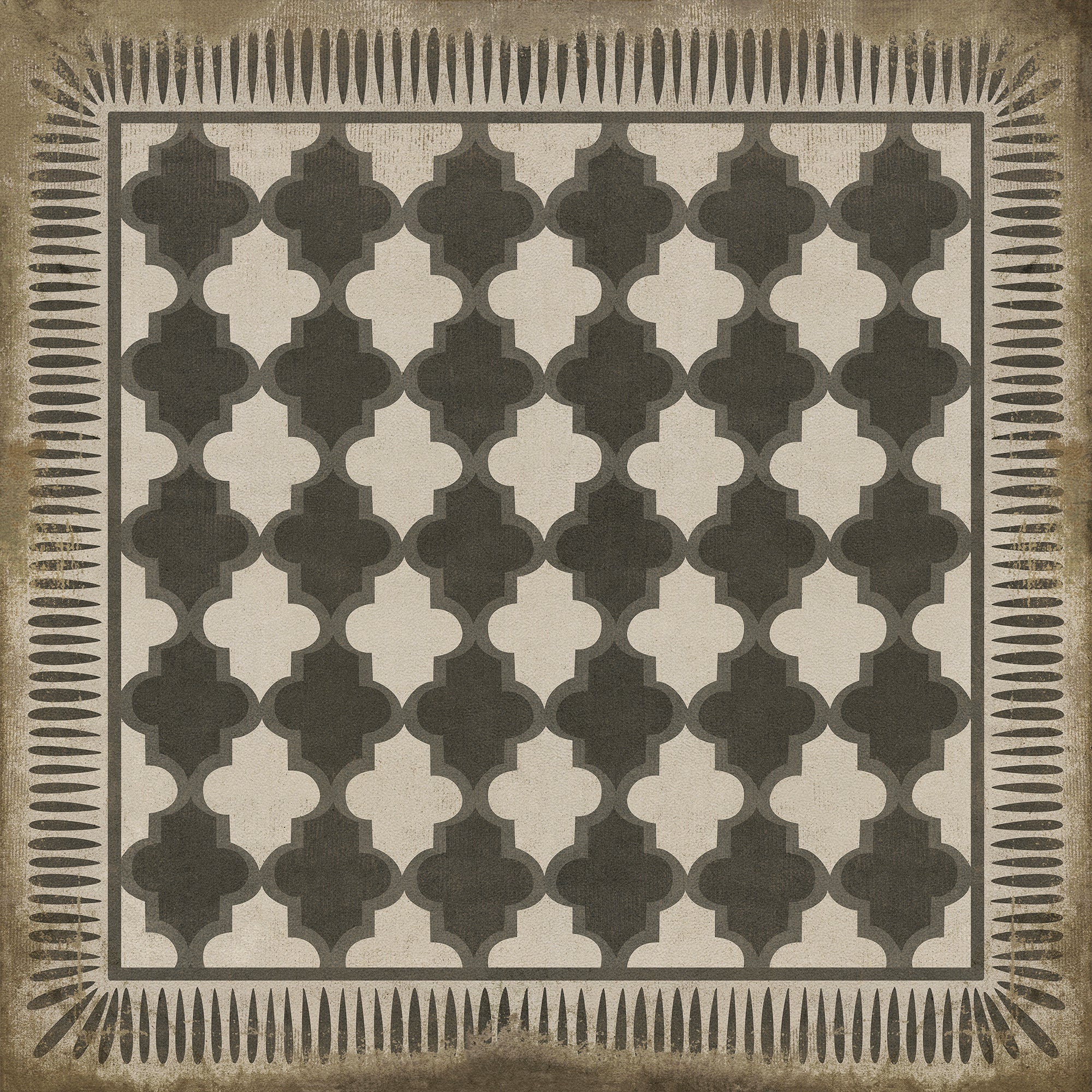 Pattern 10 Open Sesame Vinyl Floor Cloth