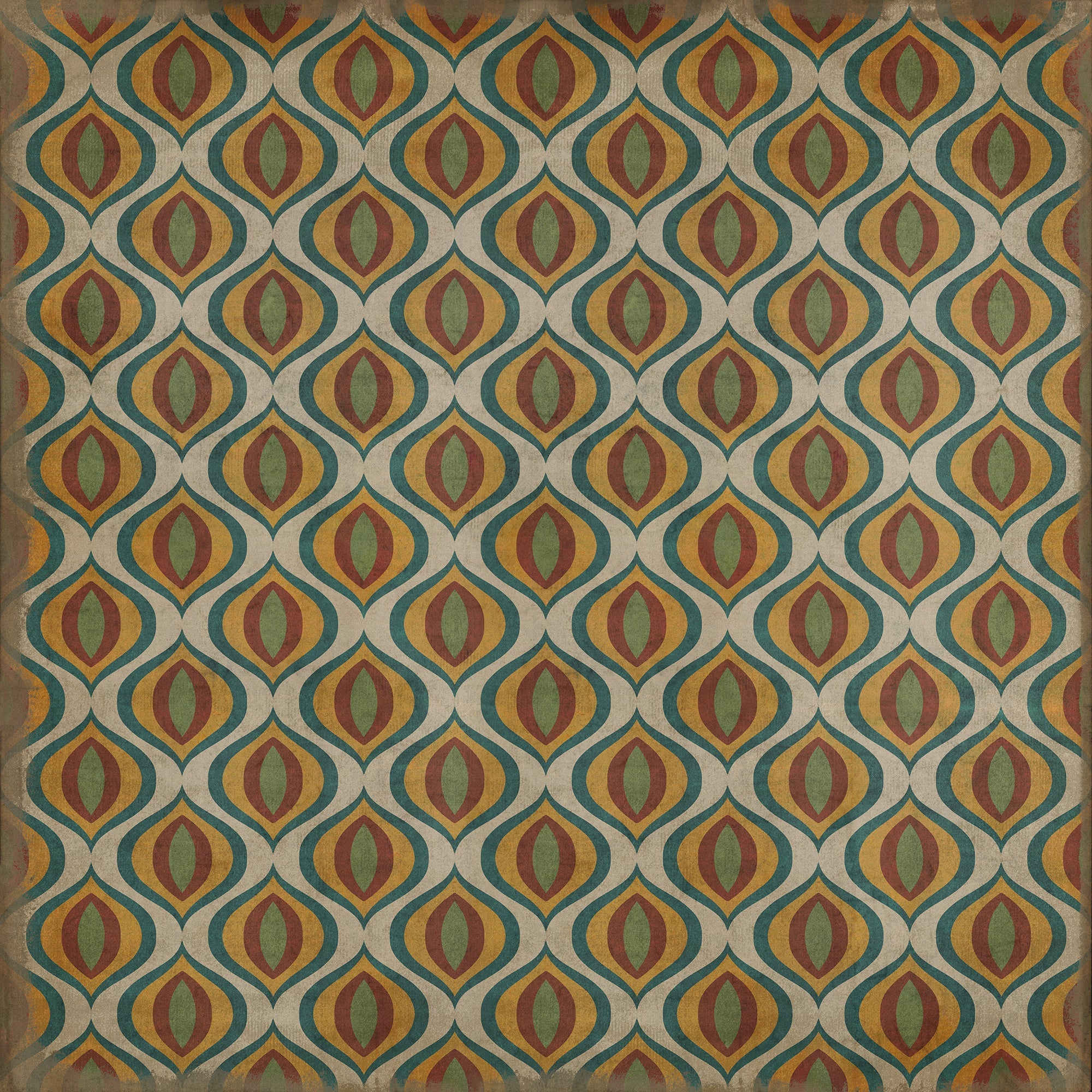 Pattern 15 Svengali Vinyl Floor Cloth