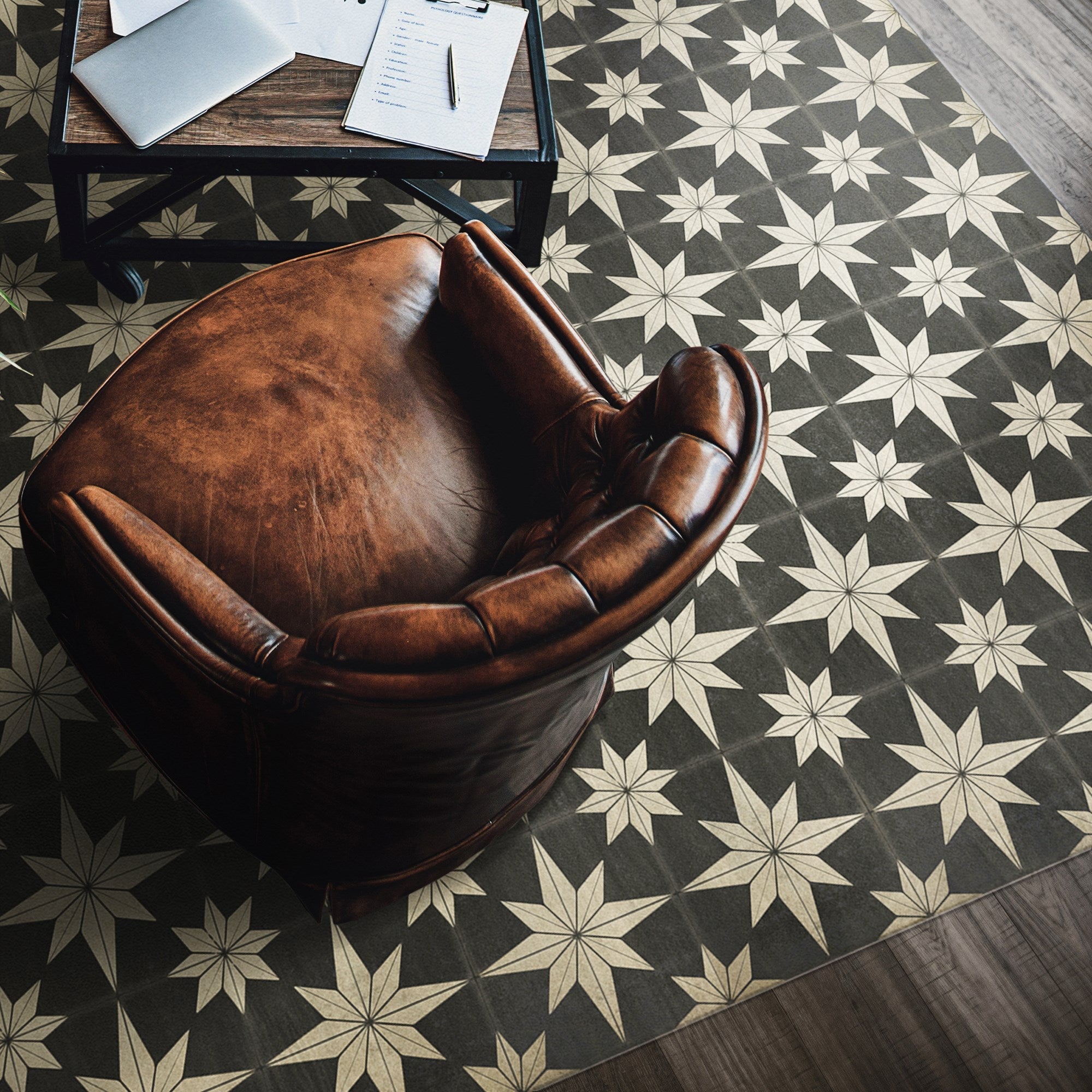 Pattern 20 Vesper Vinyl Floor Cloth