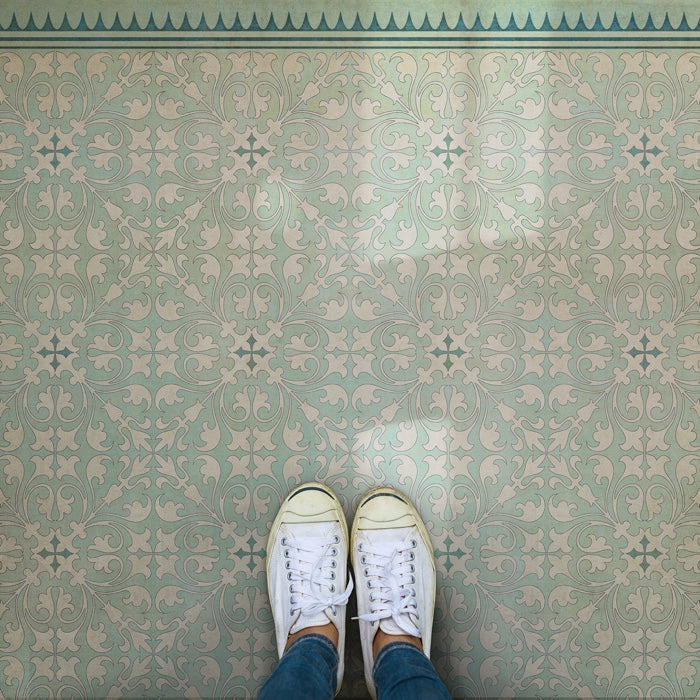 Pattern 21 Alice in Wonderland Vinyl Floor Cloth