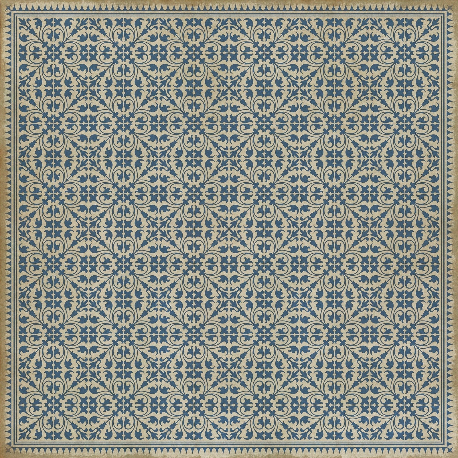 Pattern 21 Mad Hatter Tea Party Vinyl Floor Cloth