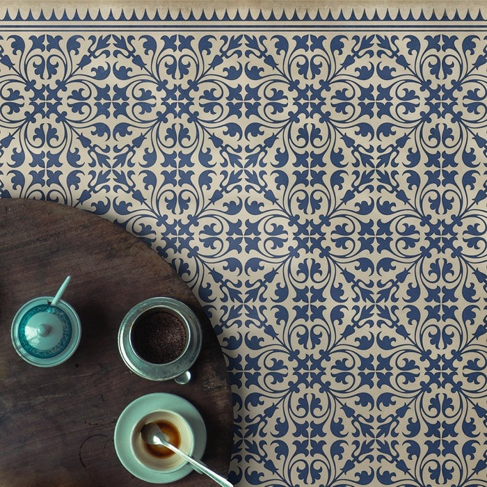 Pattern 21 Mad Hatter Tea Party Vinyl Floor Cloth