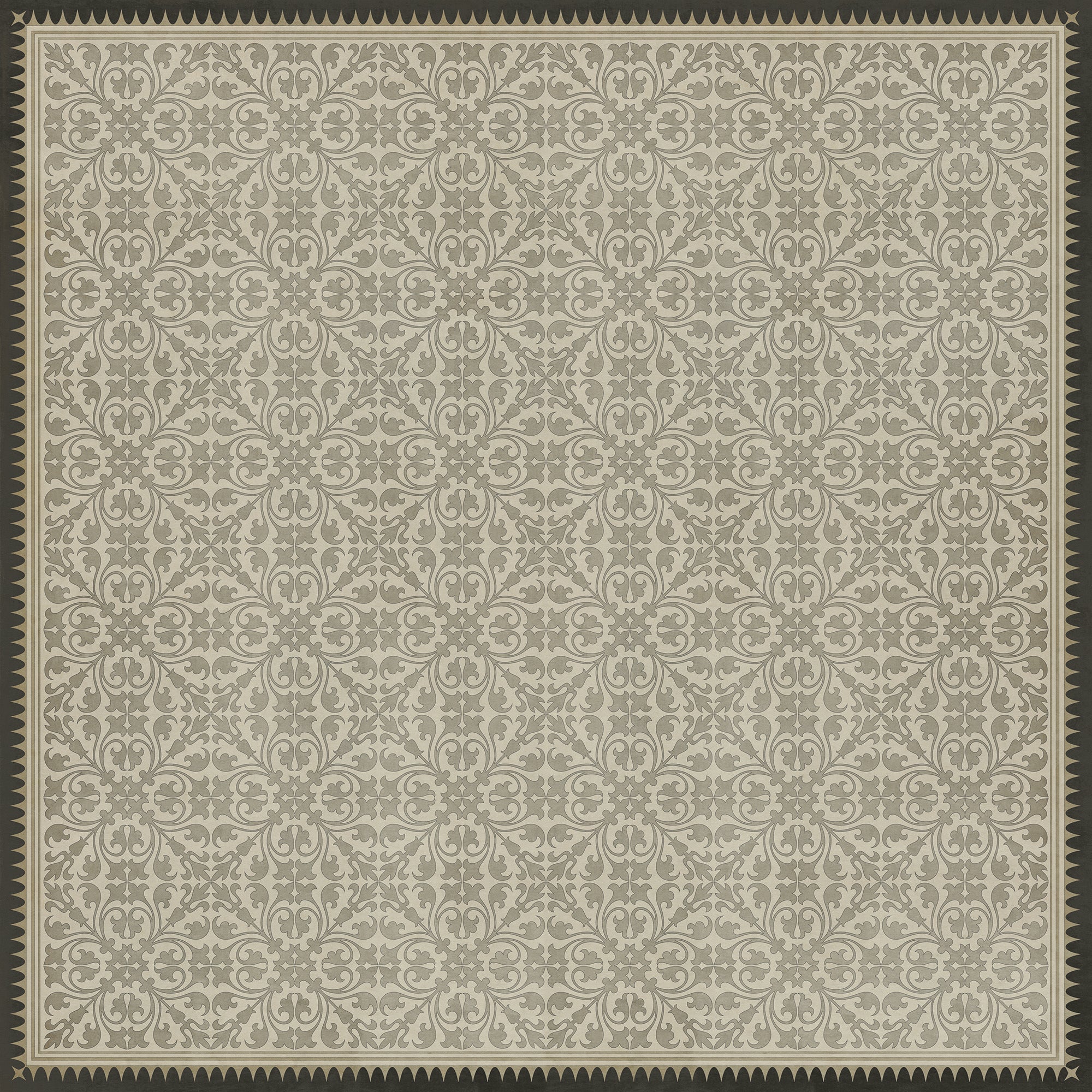 Pattern 21 The White Knight Vinyl Floor Cloth