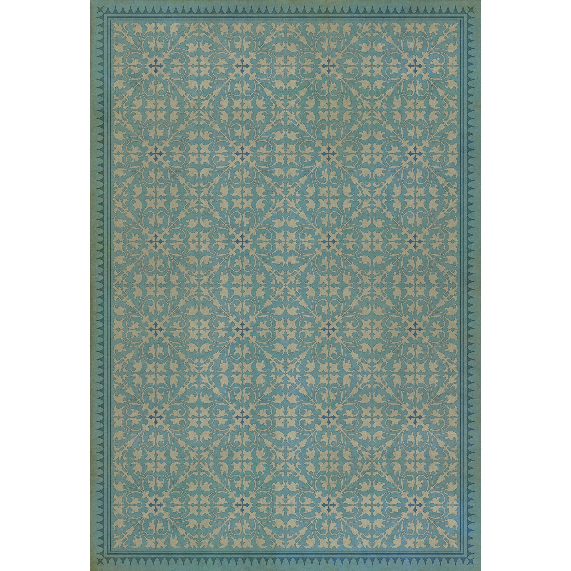 Pattern 21 Through The Looking Glass Vinyl Floor Cloth