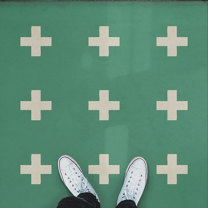 Pattern 24 Hydra Vinyl Floor Cloth