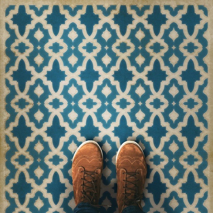 Pattern 31 The Blue Mosque Vinyl Floor Cloth