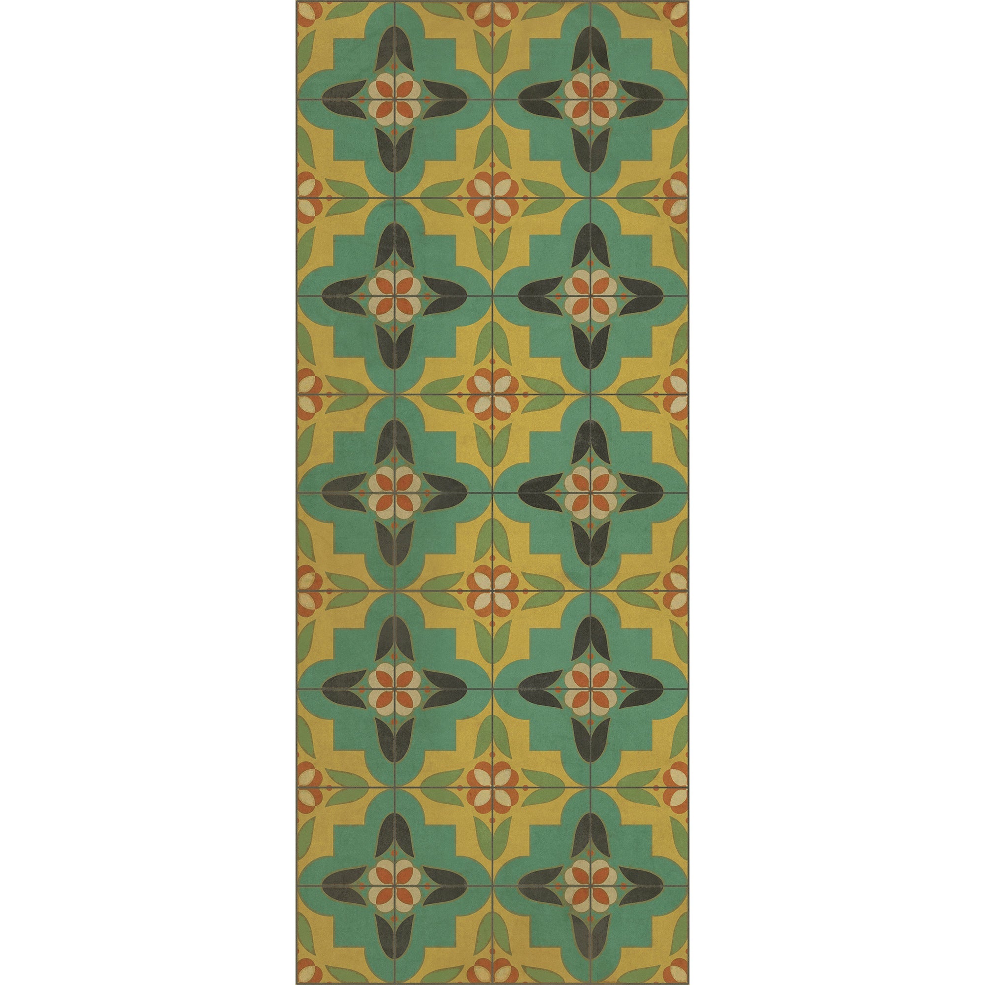 Pattern 33 Ballyhoo Vinyl Floor Cloth