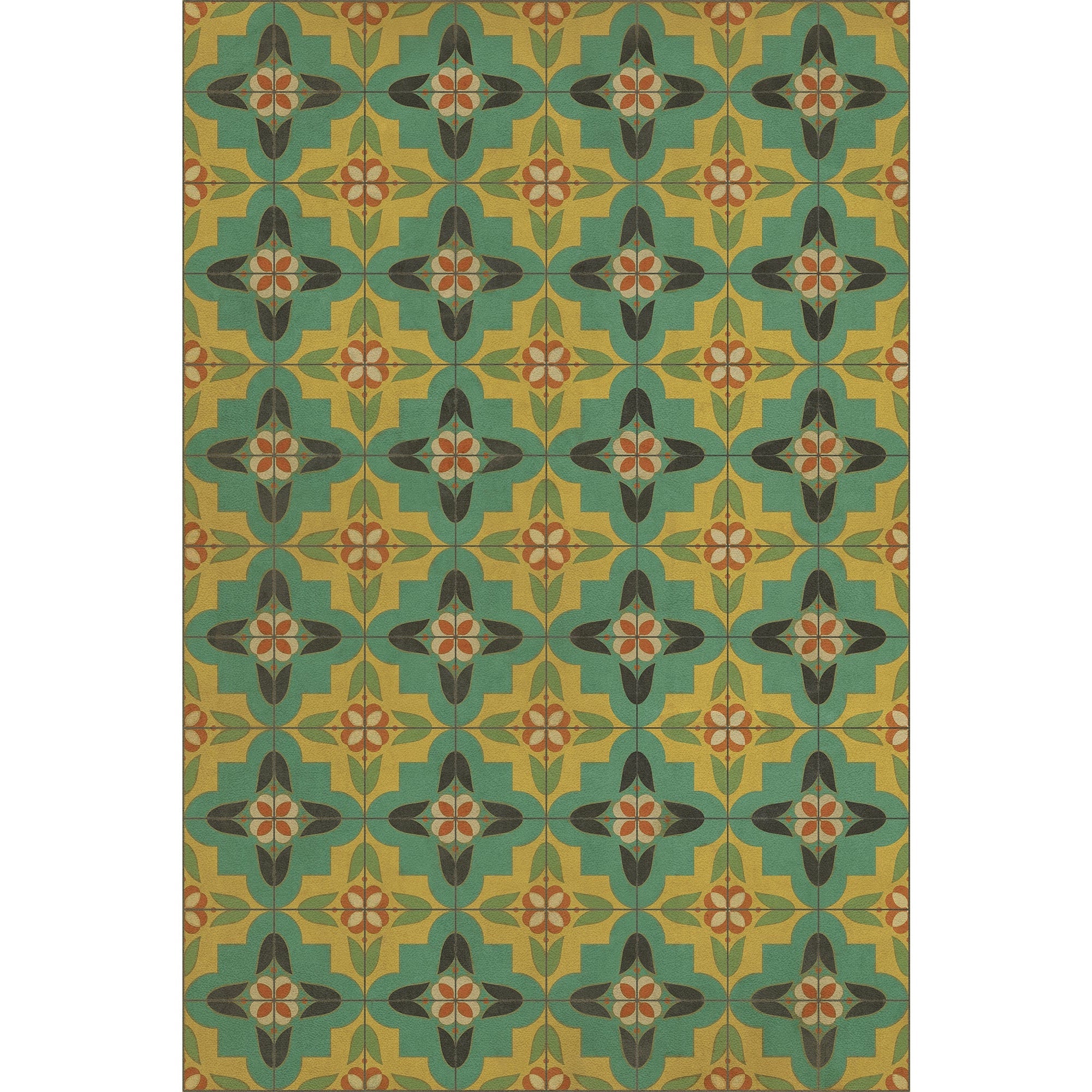 Pattern 33 Ballyhoo Vinyl Floor Cloth