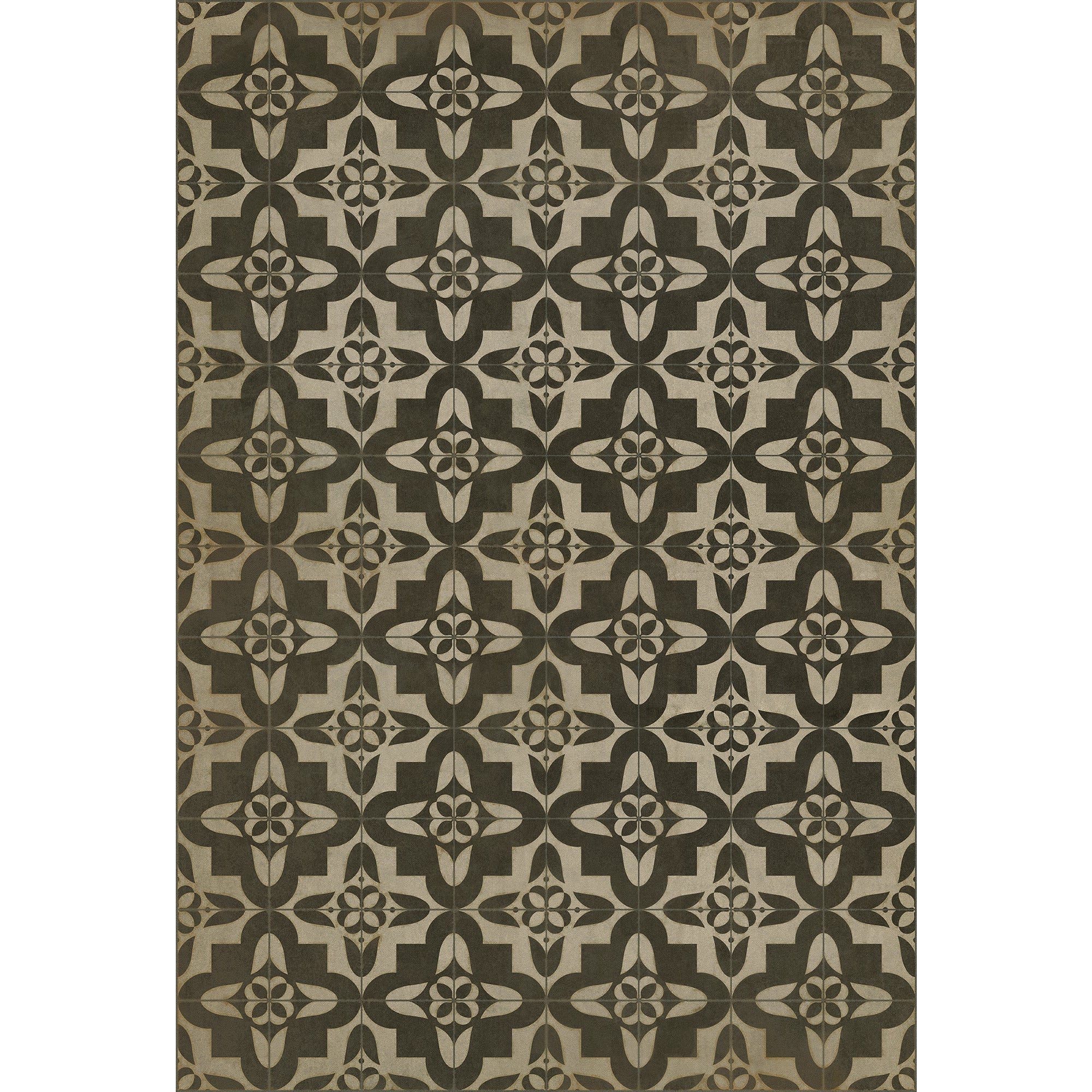 Pattern 33 Boggled Vinyl Floor Cloth