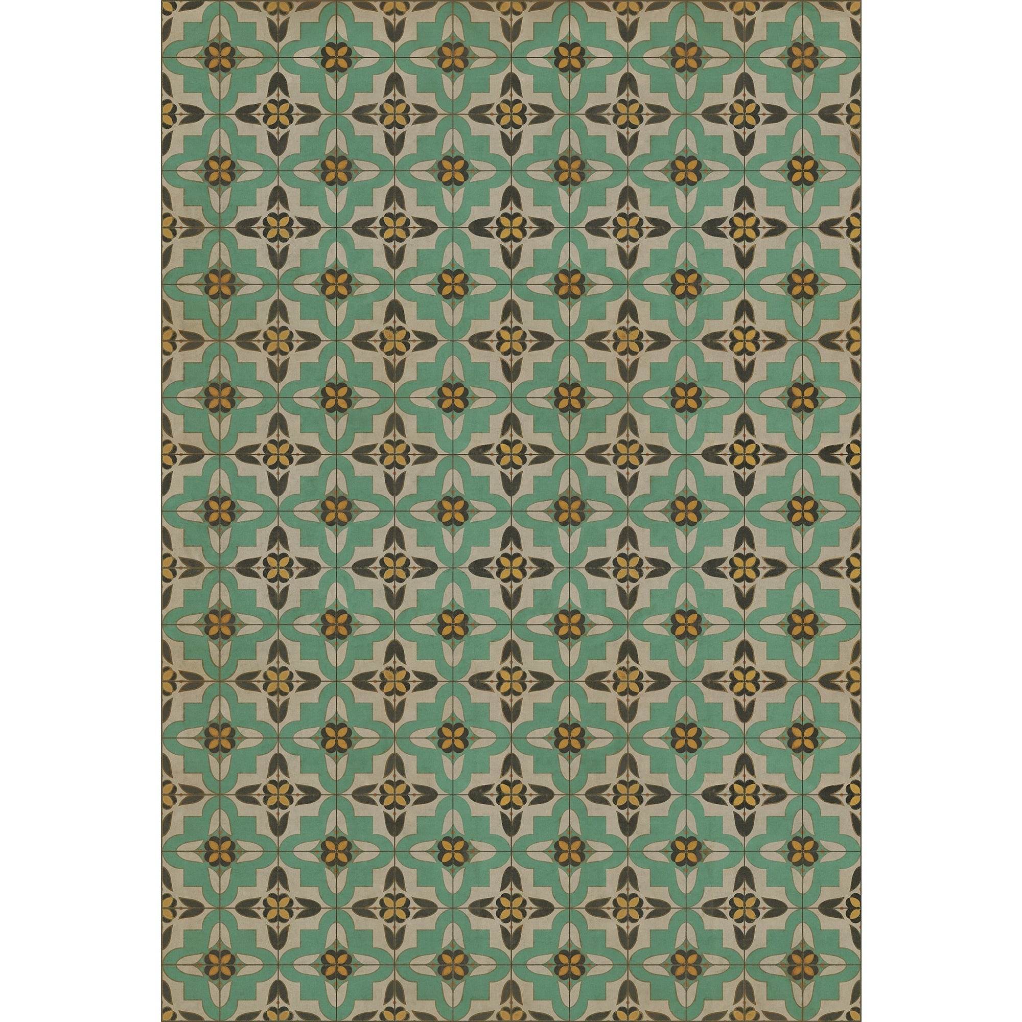 Pattern 33 Passpartou Vinyl Floor Cloth