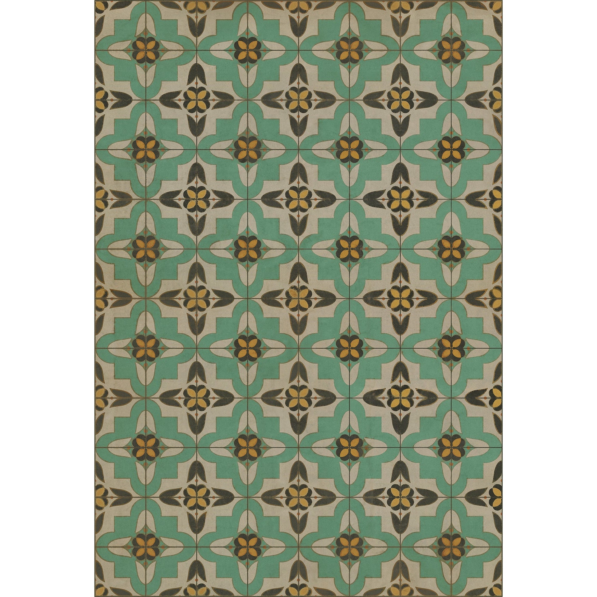 Pattern 33 Passpartou Vinyl Floor Cloth