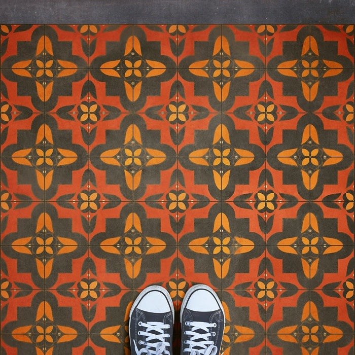 Pattern 33 the Red Baron Vinyl Floor Cloth