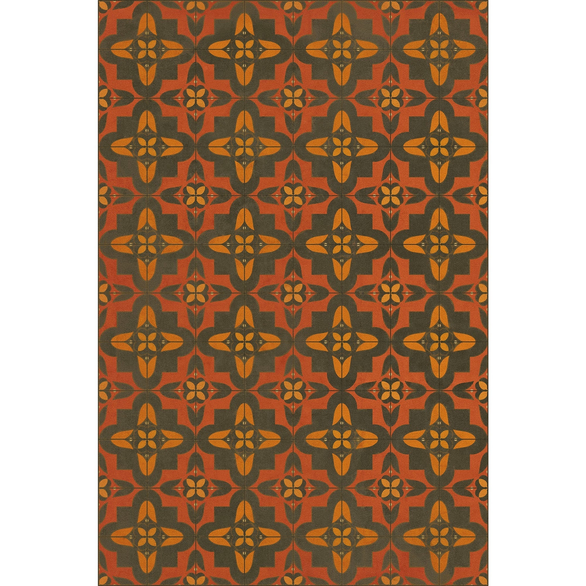 Pattern 33 the Red Baron Vinyl Floor Cloth