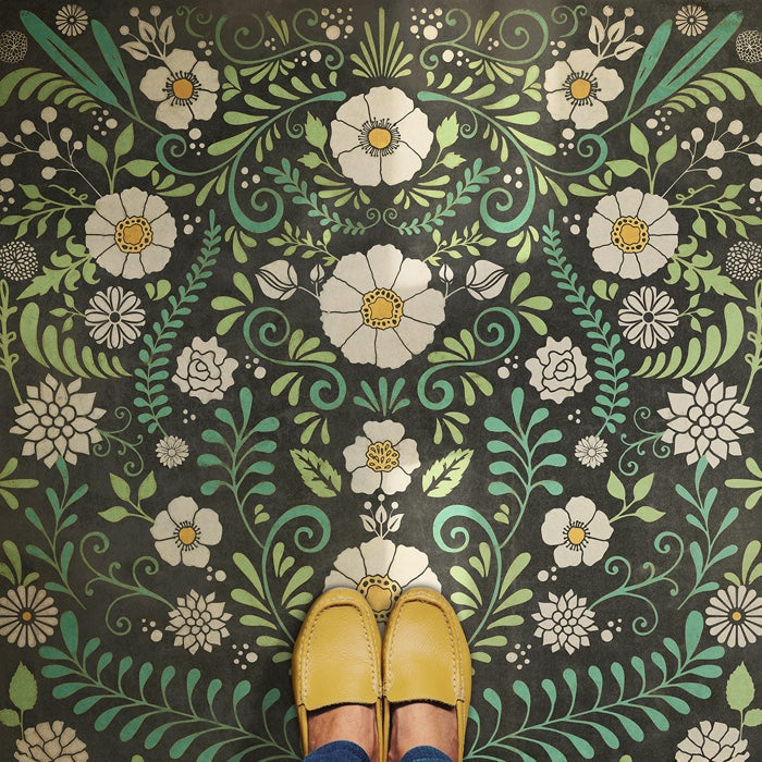 Pattern 36 Always And Always Vinyl Floor Cloth