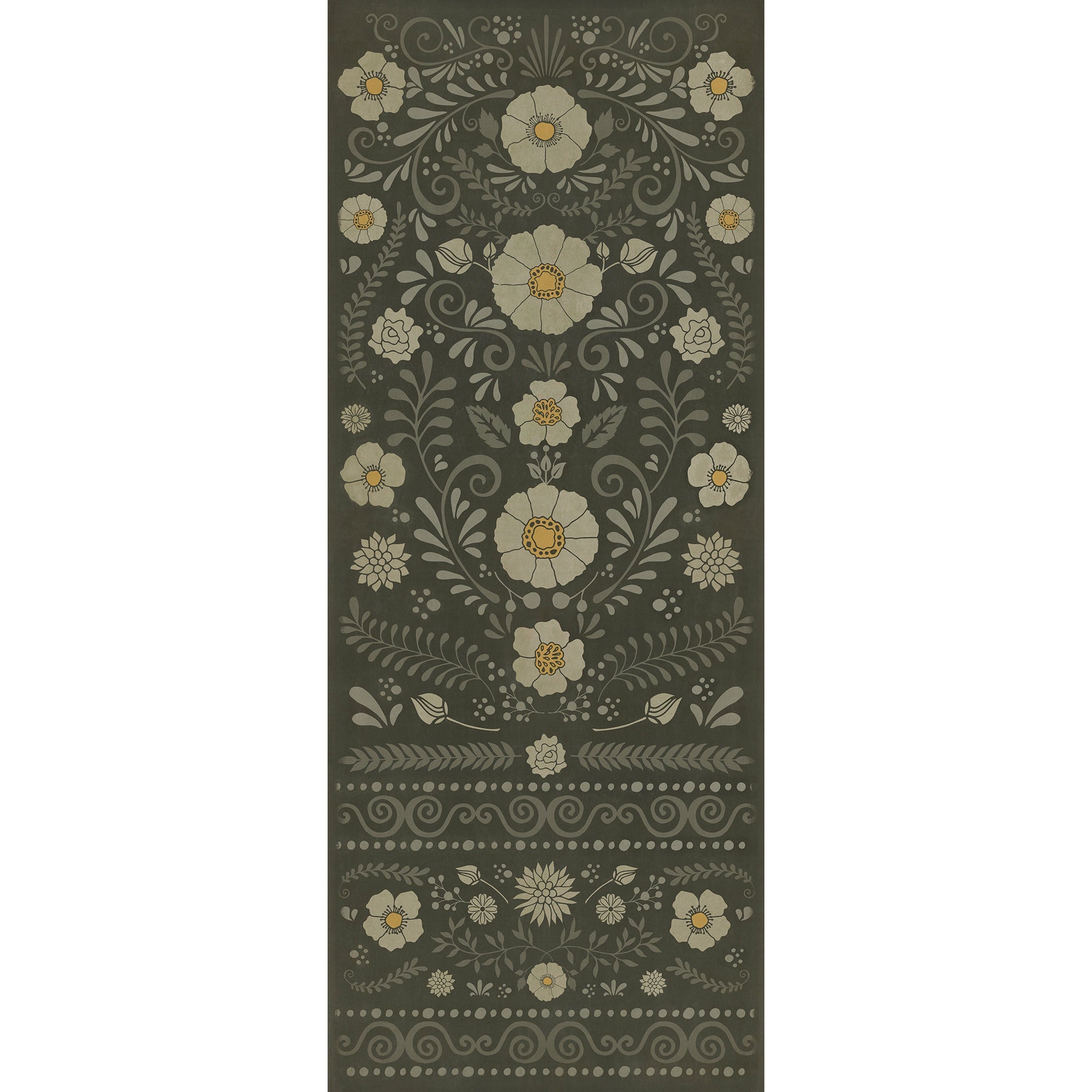 Pattern 36 Je Regrete Rien Vinyl Floor Cloth