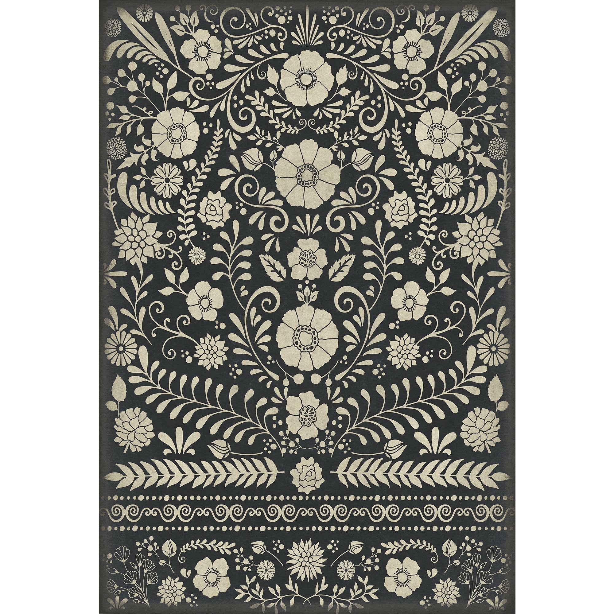 Pattern 36 Saboteur Vinyl Floor Cloth