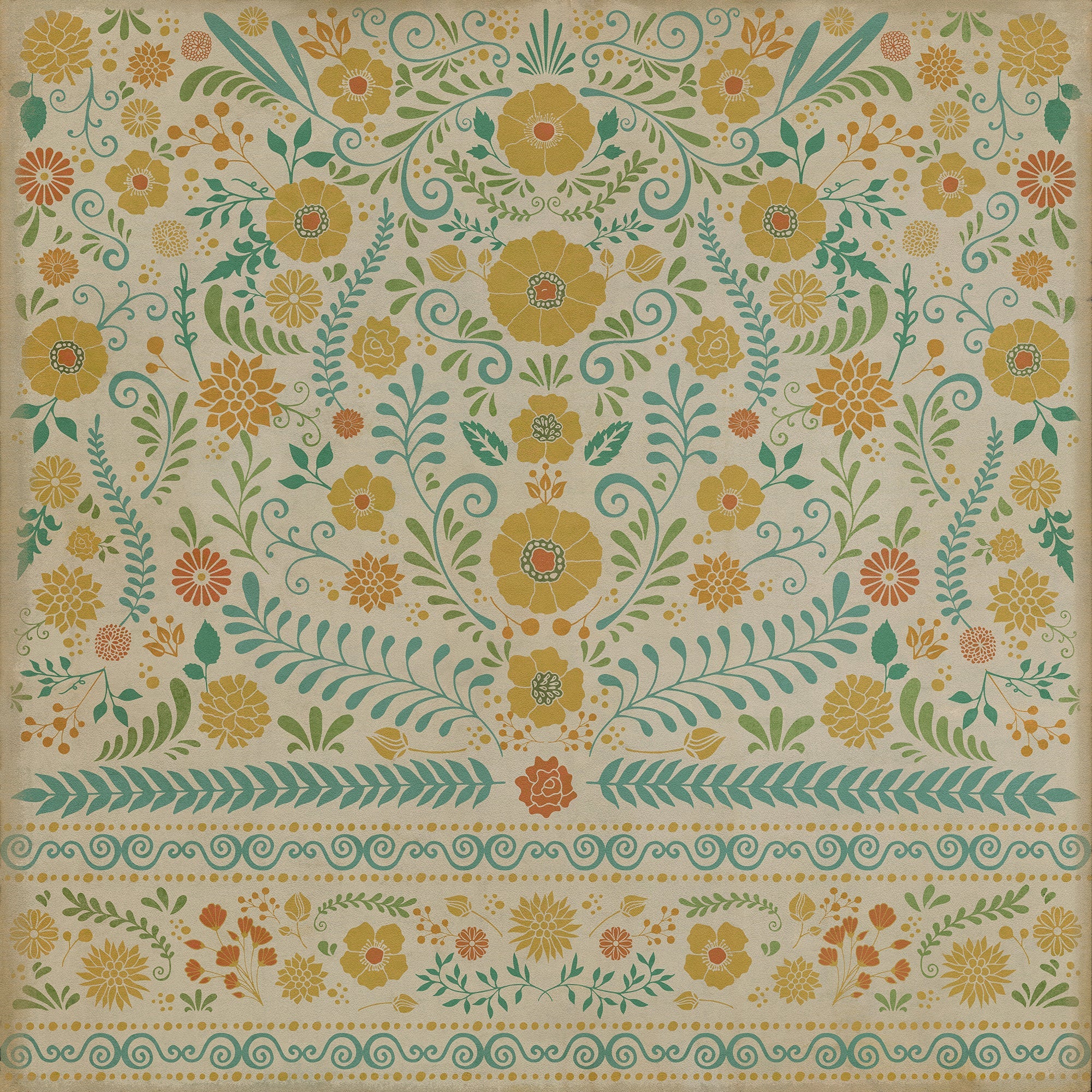 Pattern 36 Small Mercies Vinyl Floor Cloth