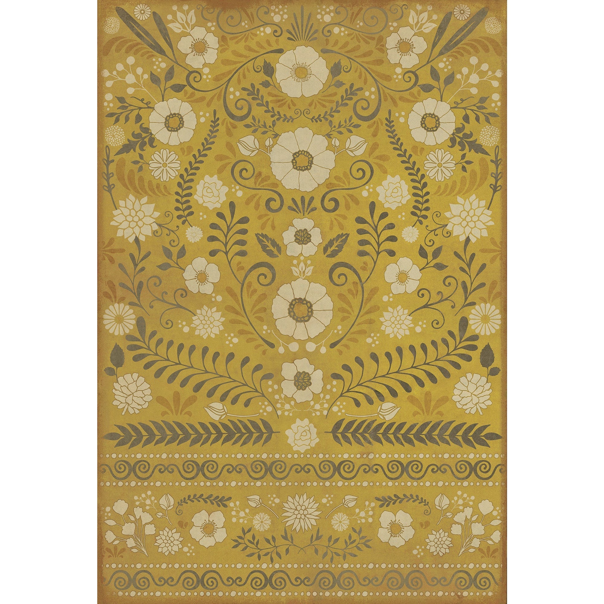 Pattern 36 We Are Only Half Awake Vinyl Floor Cloth