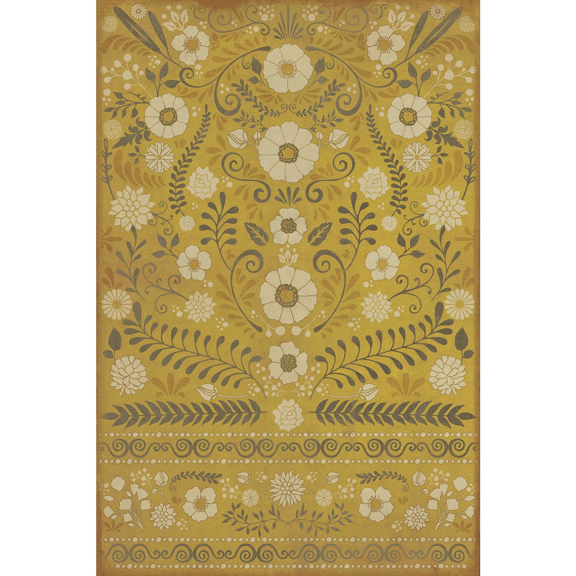 Pattern 36 We Are Only Half Awake Vinyl Floor Cloth