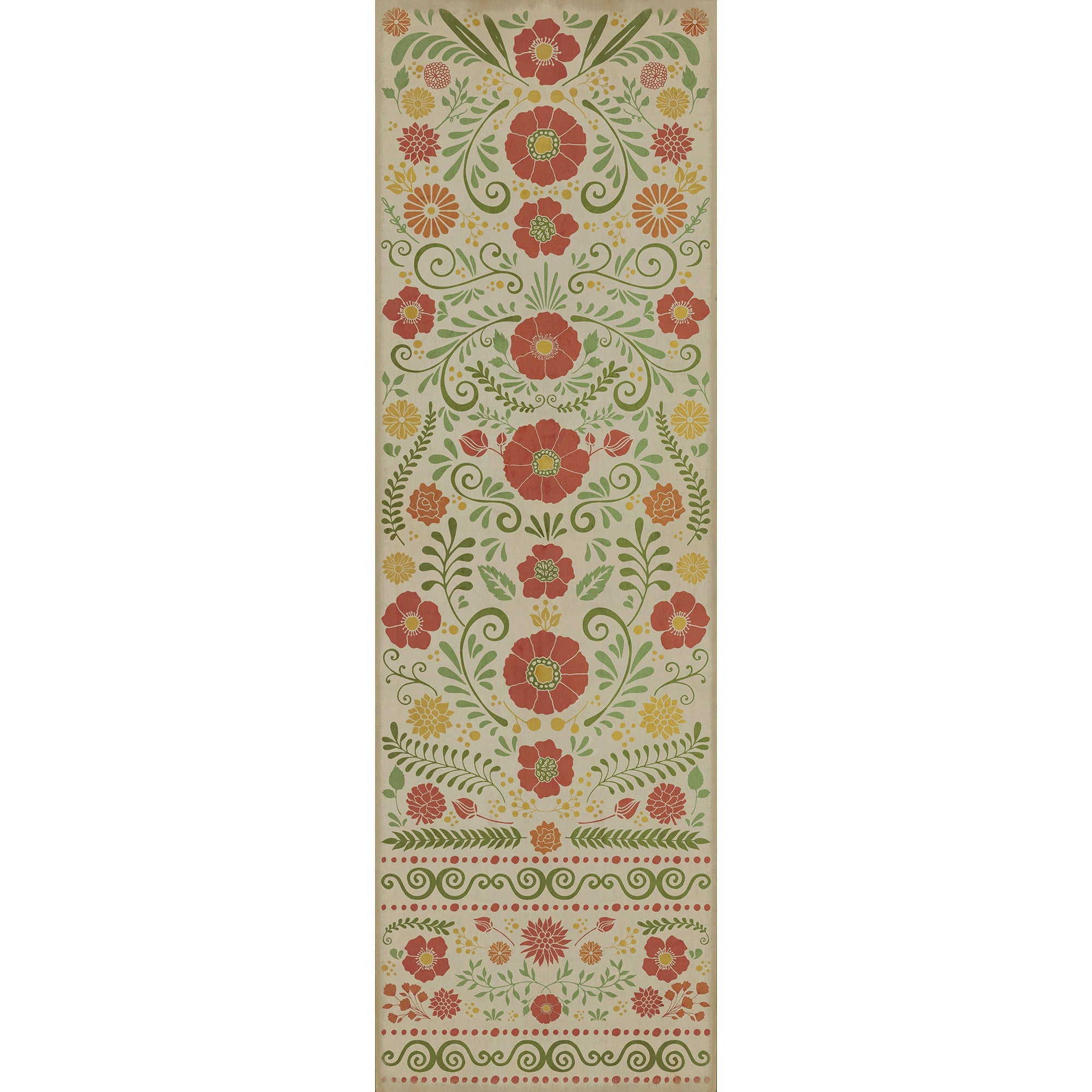 Pattern 36 Where To Be Happiest Vinyl Floor Cloth