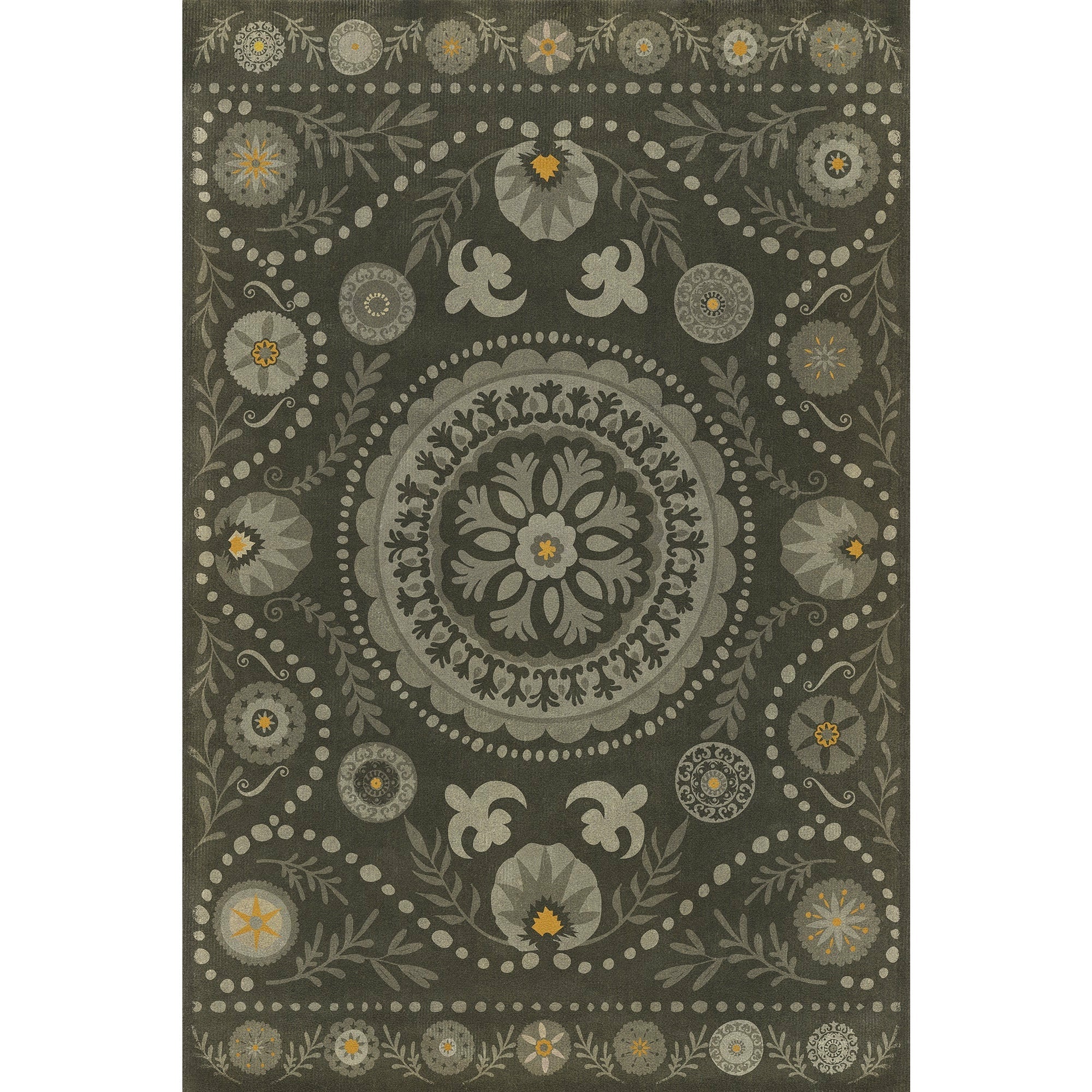 Pattern 38 L'etat C'est Moi Vinyl Floor Cloth