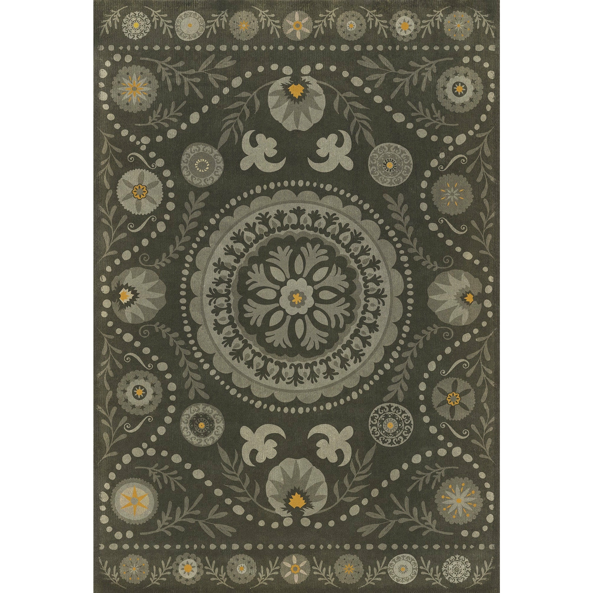 Pattern 38 L'etat C'est Moi Vinyl Floor Cloth