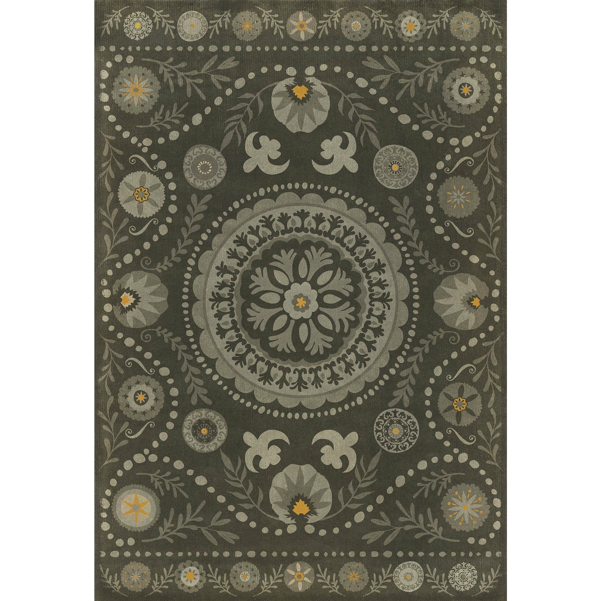 Pattern 38 L'etat C'est Moi Vinyl Floor Cloth