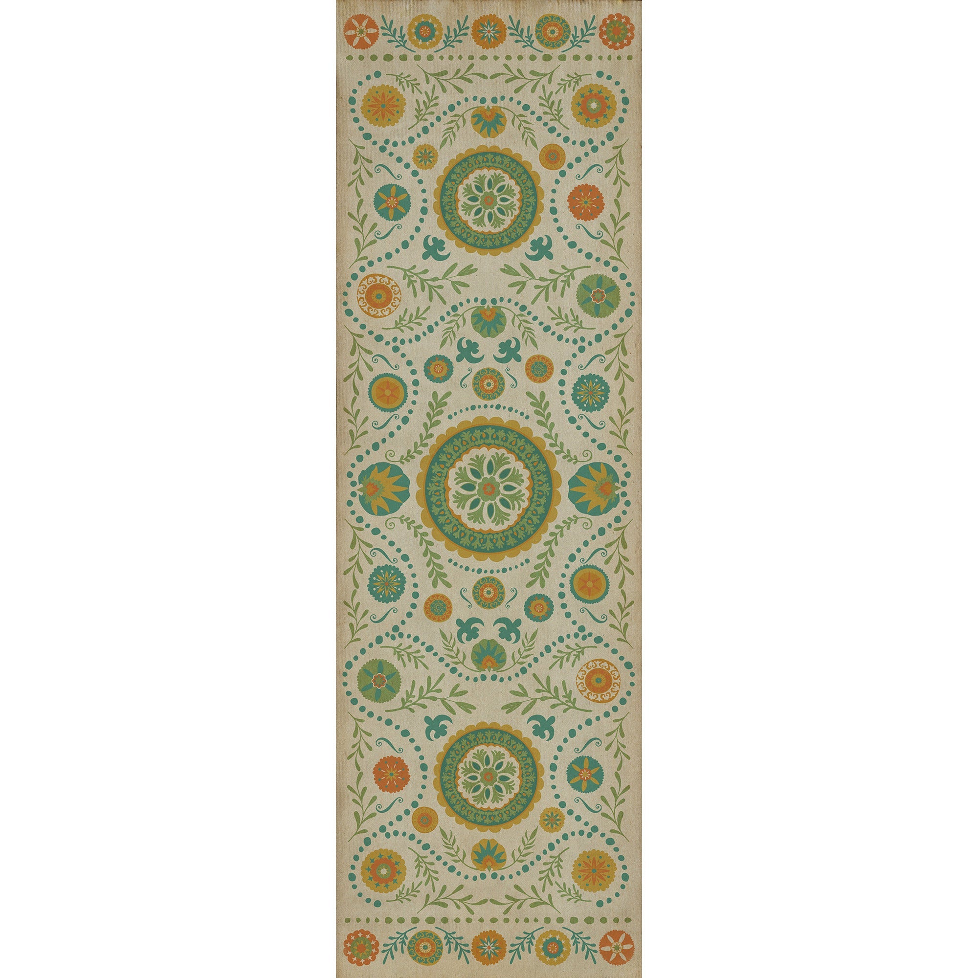 Pattern 38 Summer Vinyl Floor Cloth