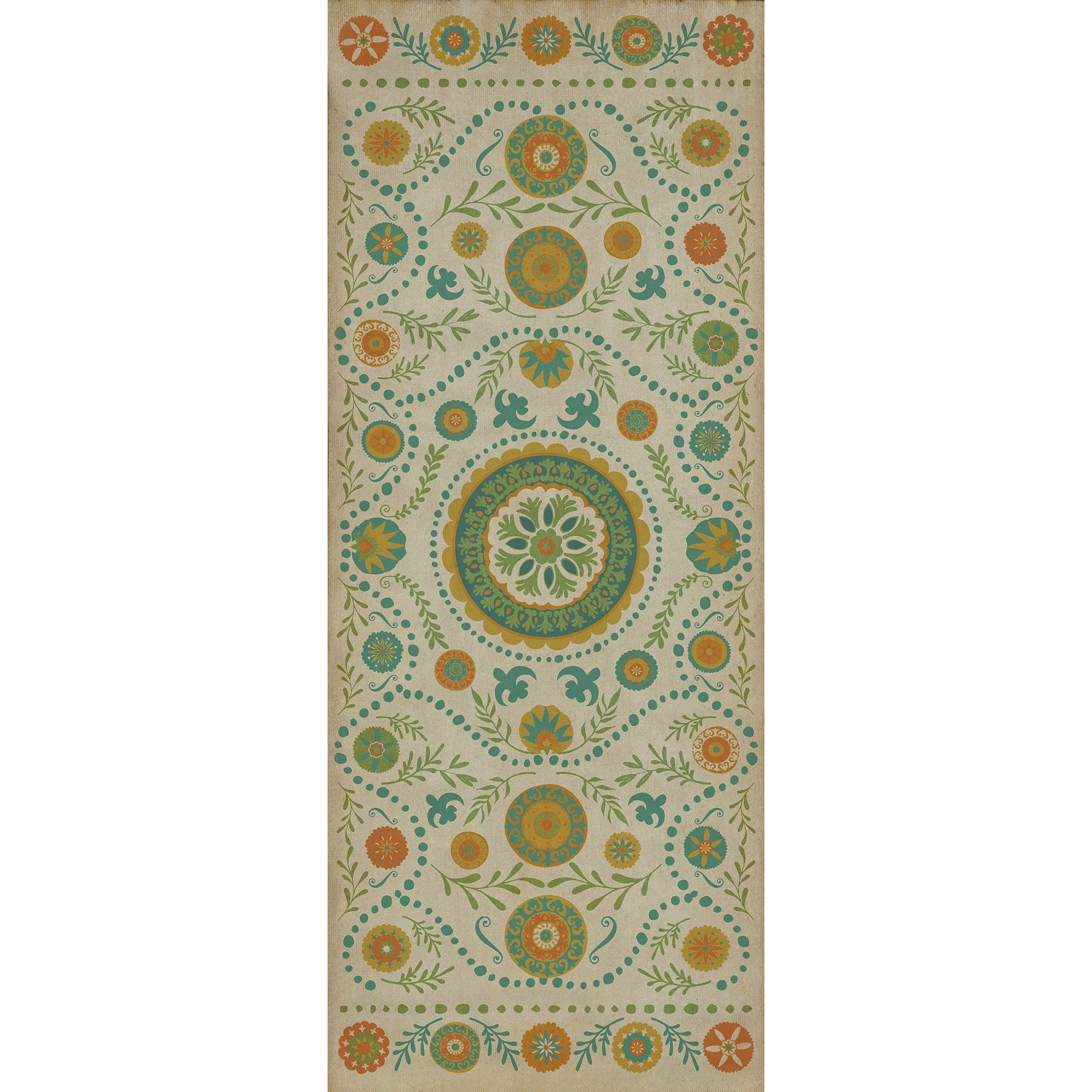 Pattern 38 Summer Vinyl Floor Cloth