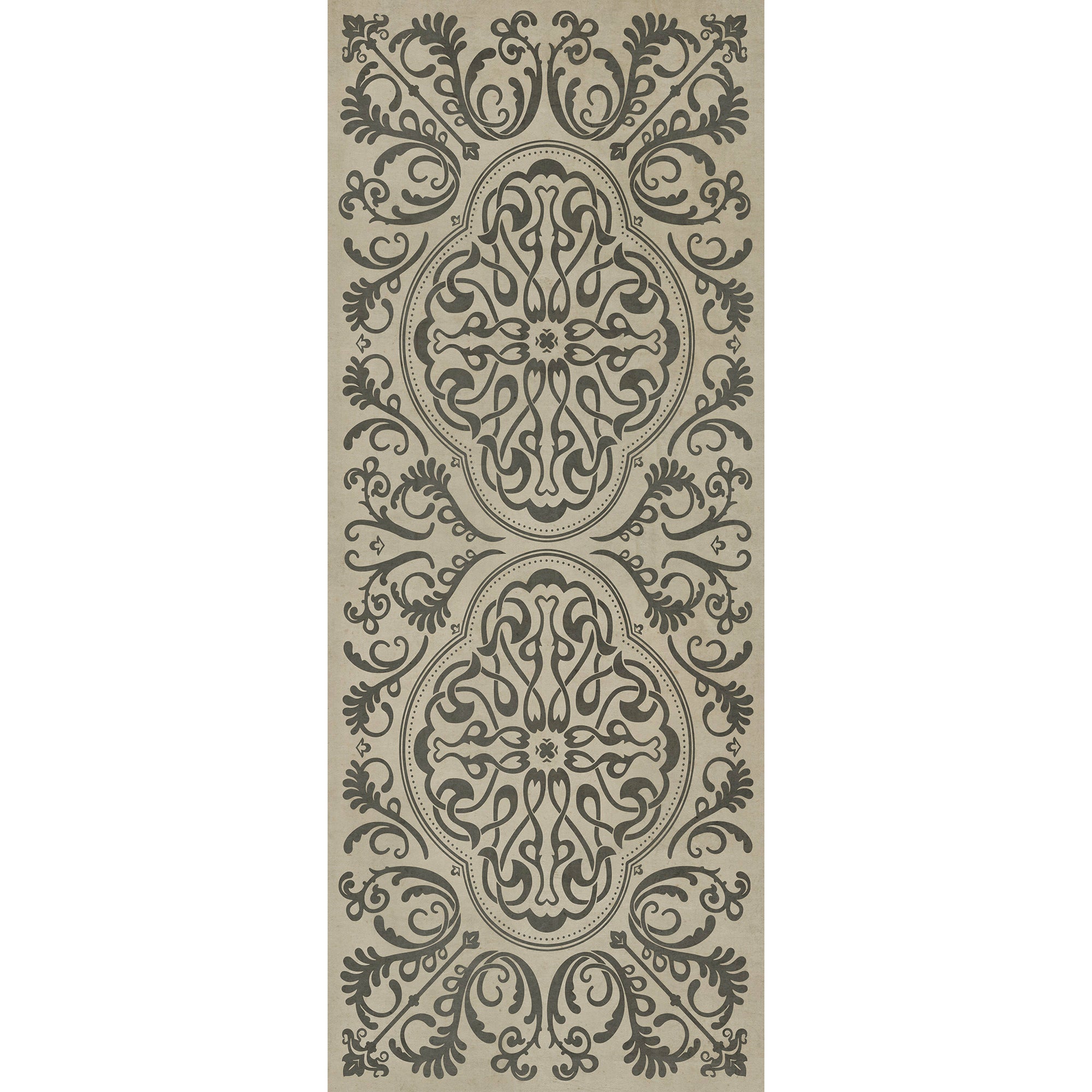 Pattern 39 Crazy Eights Vinyl Floor Cloth