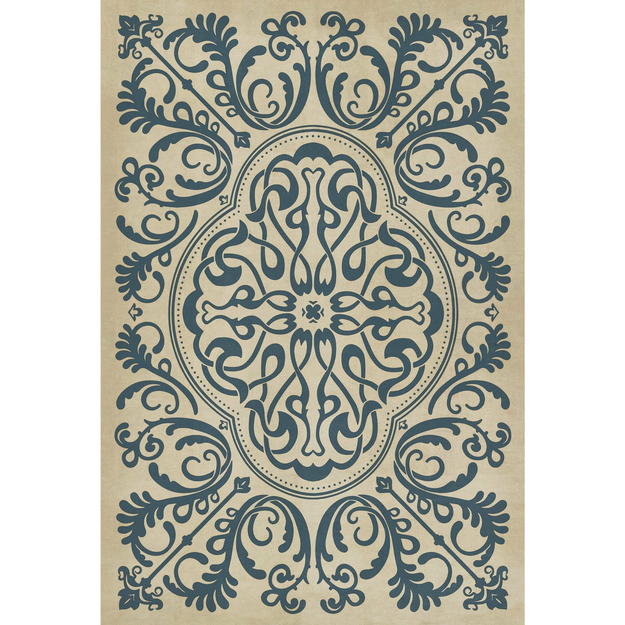 Pattern 39 Gin Rummy Vinyl Floor Cloth