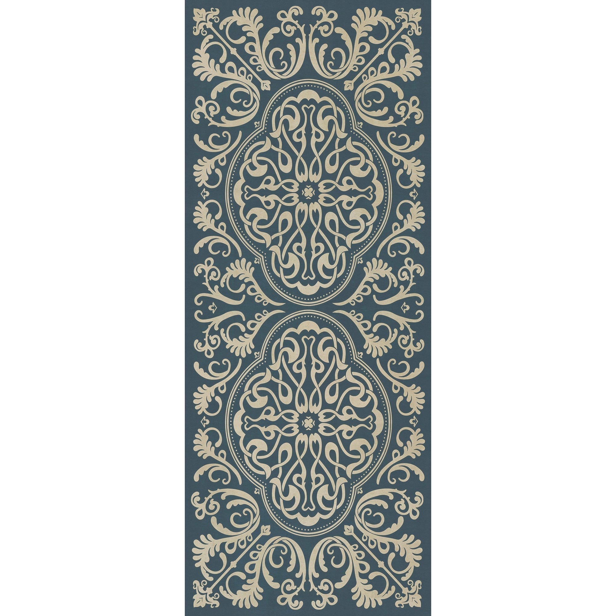 Pattern 39 Spades Vinyl Floor Cloth