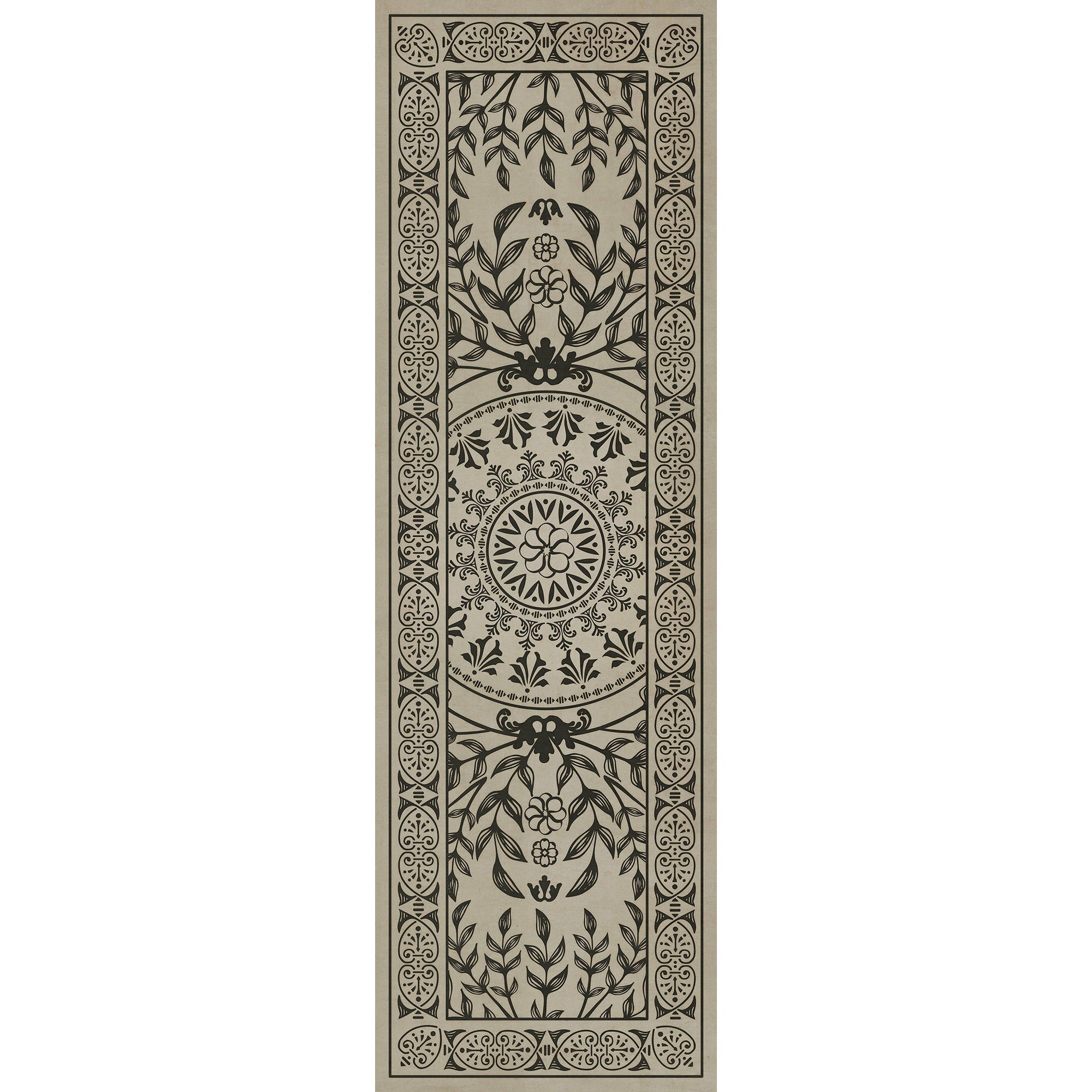 Pattern 40 Drummond Castle Vinyl Floor Cloth