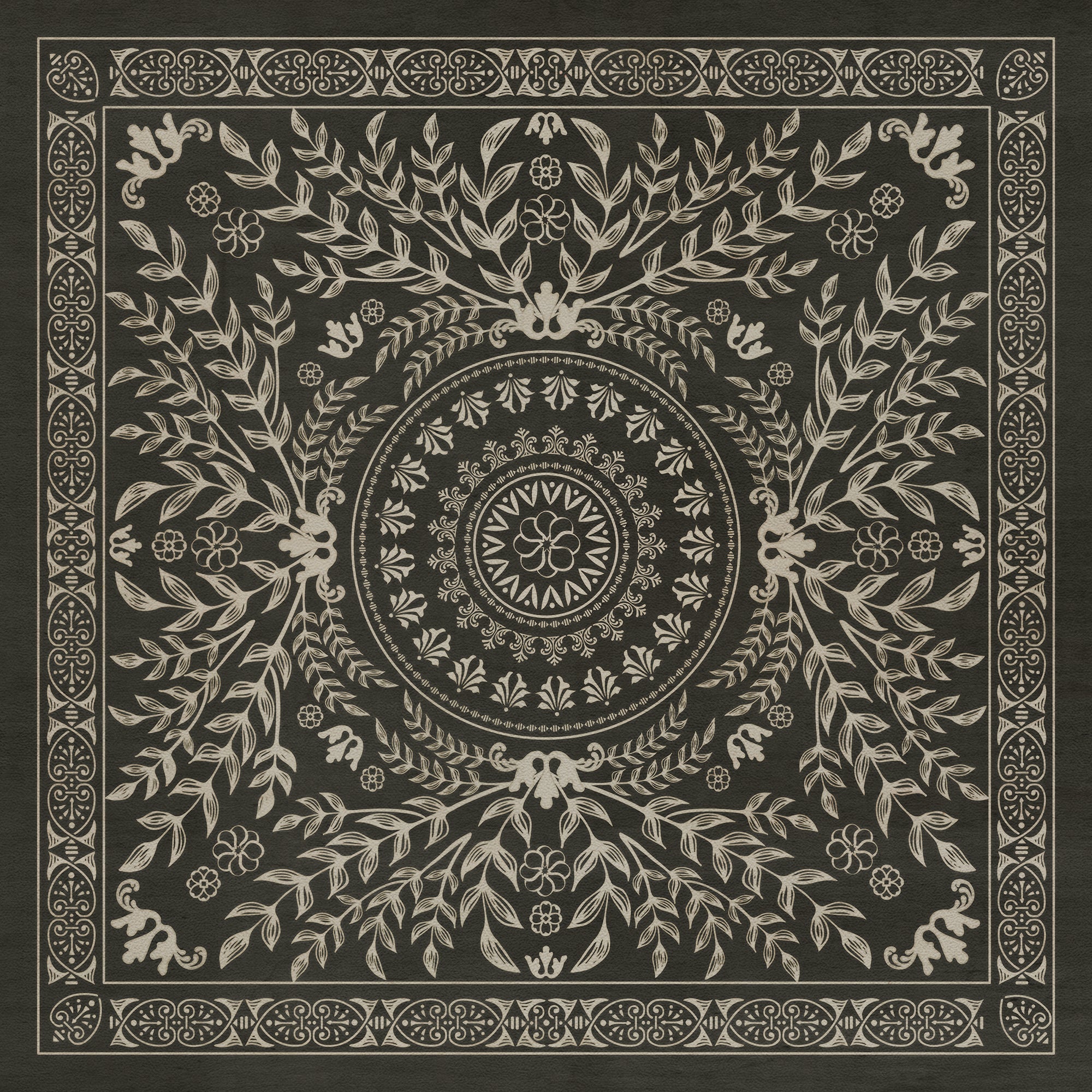 Pattern 40 Villa Lante Vinyl Floor Cloth