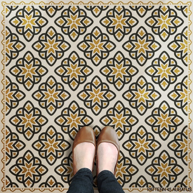Pattern 45 Auratus Vinyl Floor Cloth
