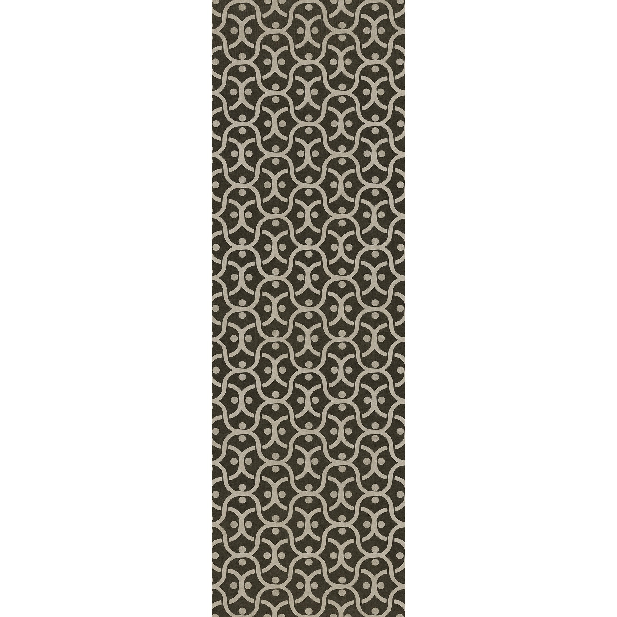 Pattern 47 Black Russian Vinyl Floor Cloth